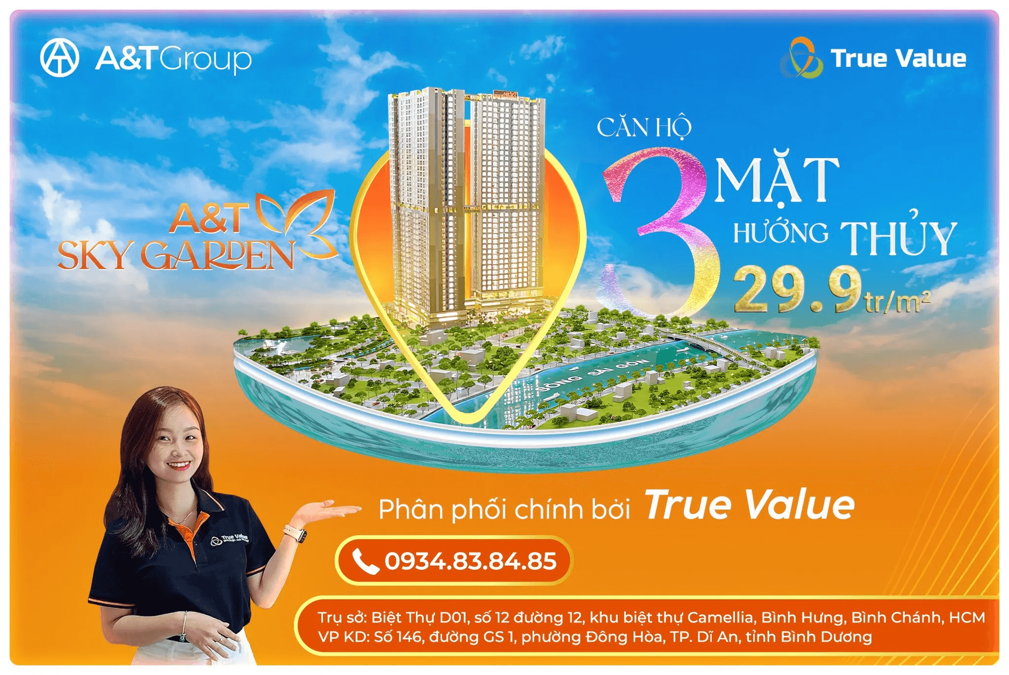 True Value trở thành đơn vị phân phối chính thức A&T Sky Garden